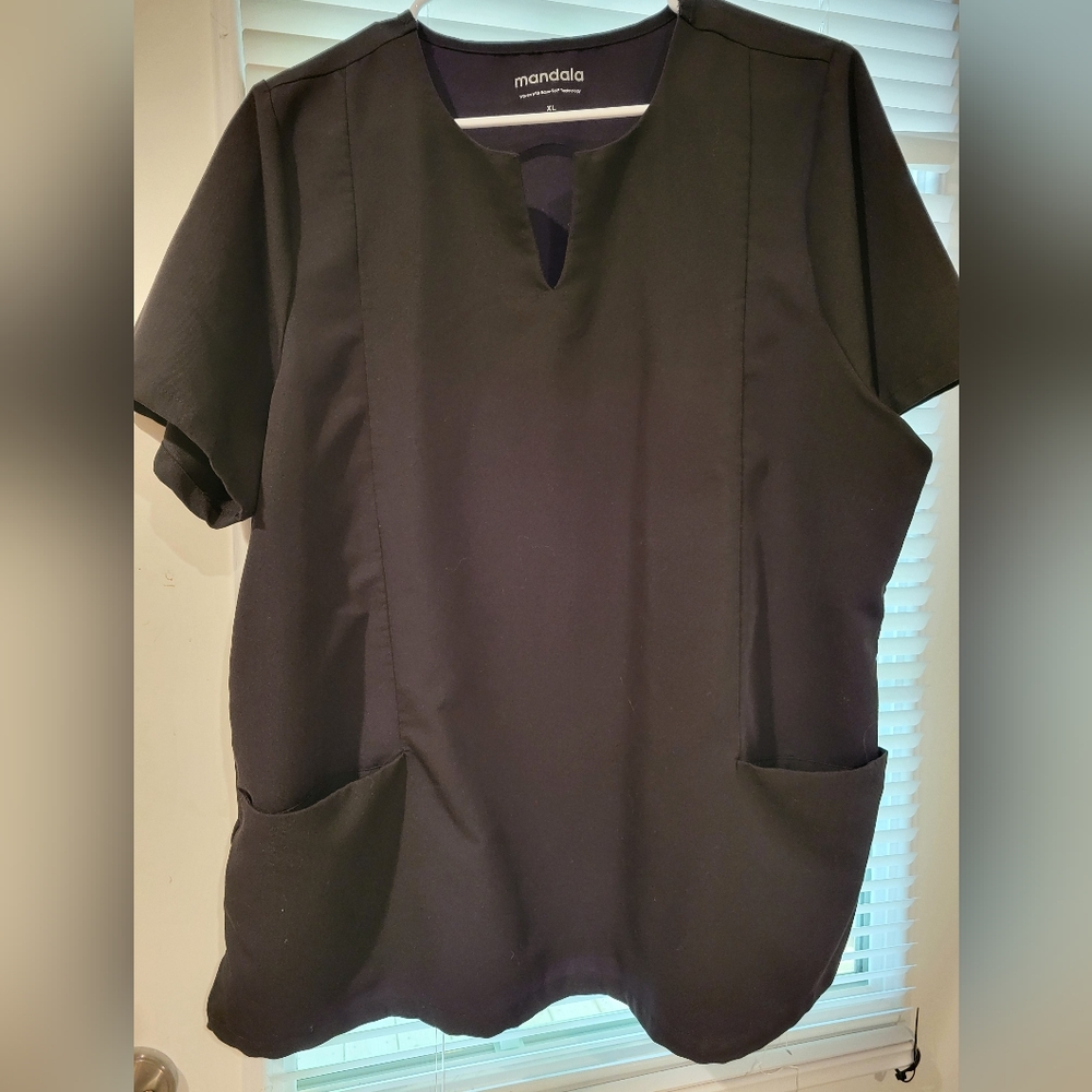 Mandala Scrub Top